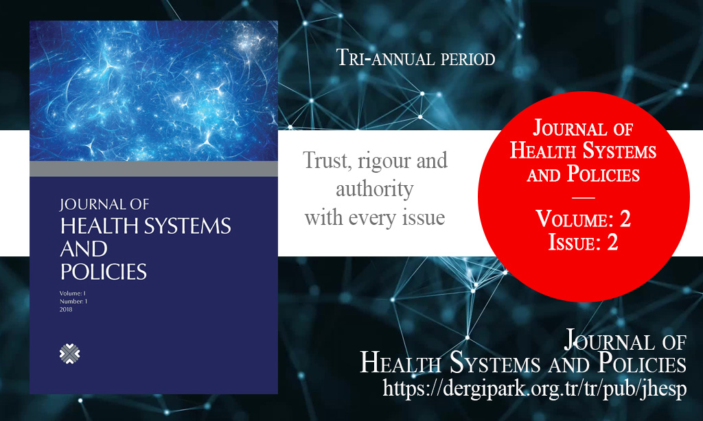 JHESP, August 2020 – Journal of Health Systems and Policies, Year: 2020, Volume: 2, Issue: 2, Release Date: 7 August 2020