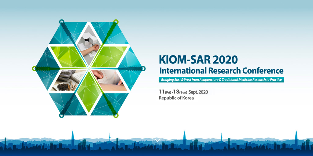 KIOM-SAR 2020 – International Research Conference, 11-13 September 2020, Daejeon, Republic of Korea