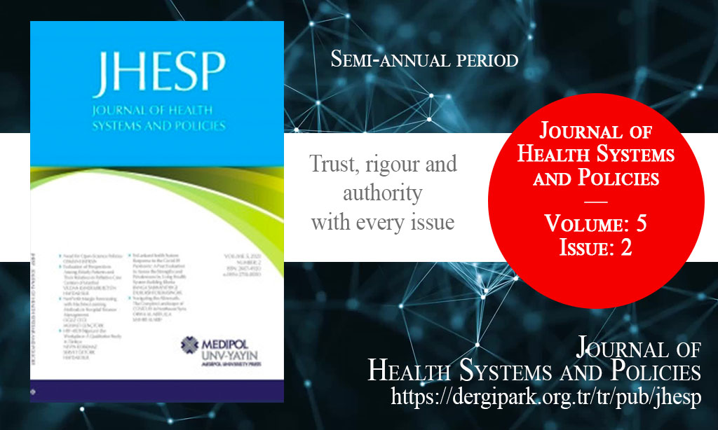 JHESP, December 2023 – Journal of Health Systems and Policies, Year: 2023, Volume: 5, Issue: 2, Release Date: 26 December 2023