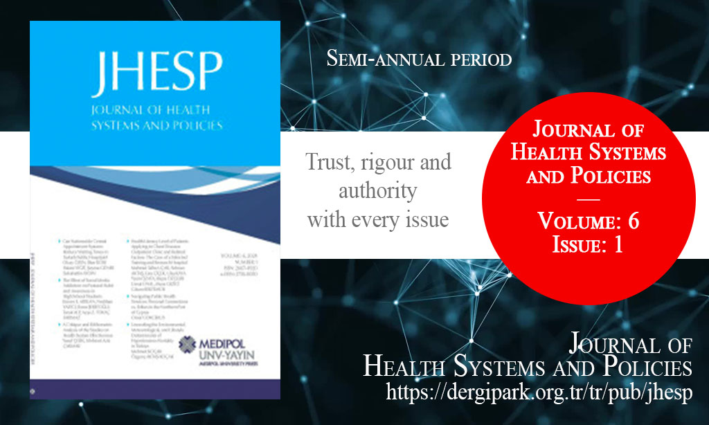 JHESP, June 2024 – Journal of Health Systems and Policies, Year: 2024, Volume: 6, Issue: 1, Release Date: 29 June 2024